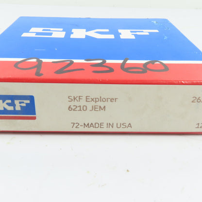 SKF 6210 JEM Deep Groove Ball Bearing 50mm Bore x 90mm OD x 20mm Width