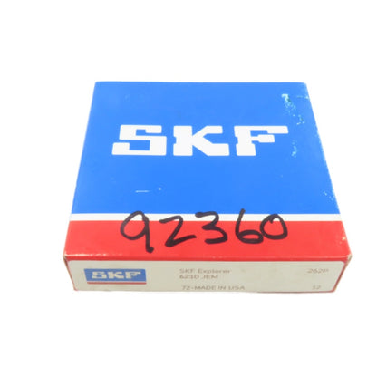 SKF 6210 JEM Deep Groove Ball Bearing 50mm Bore x 90mm OD x 20mm Width