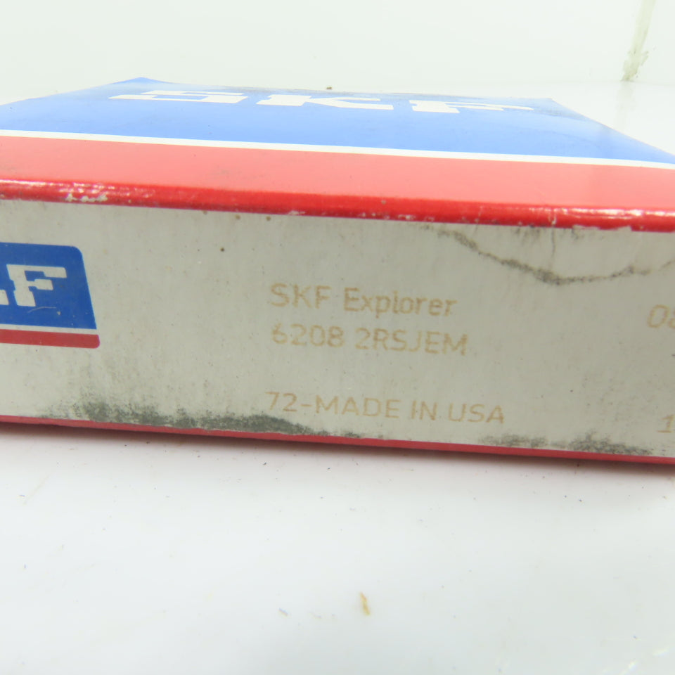 SKF 6208-2RSJEM Deep Groove Ball Bearing 40mm Bore 80mm OD 18mm Width