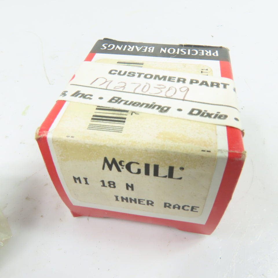 McGill MI-18-N Inner Race Needle Roller Bearing 1-3/8" OD NEW