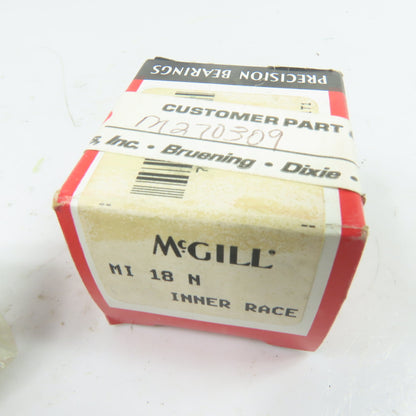 McGill MI-18-N Inner Race Needle Roller Bearing 1-3/8" OD NEW