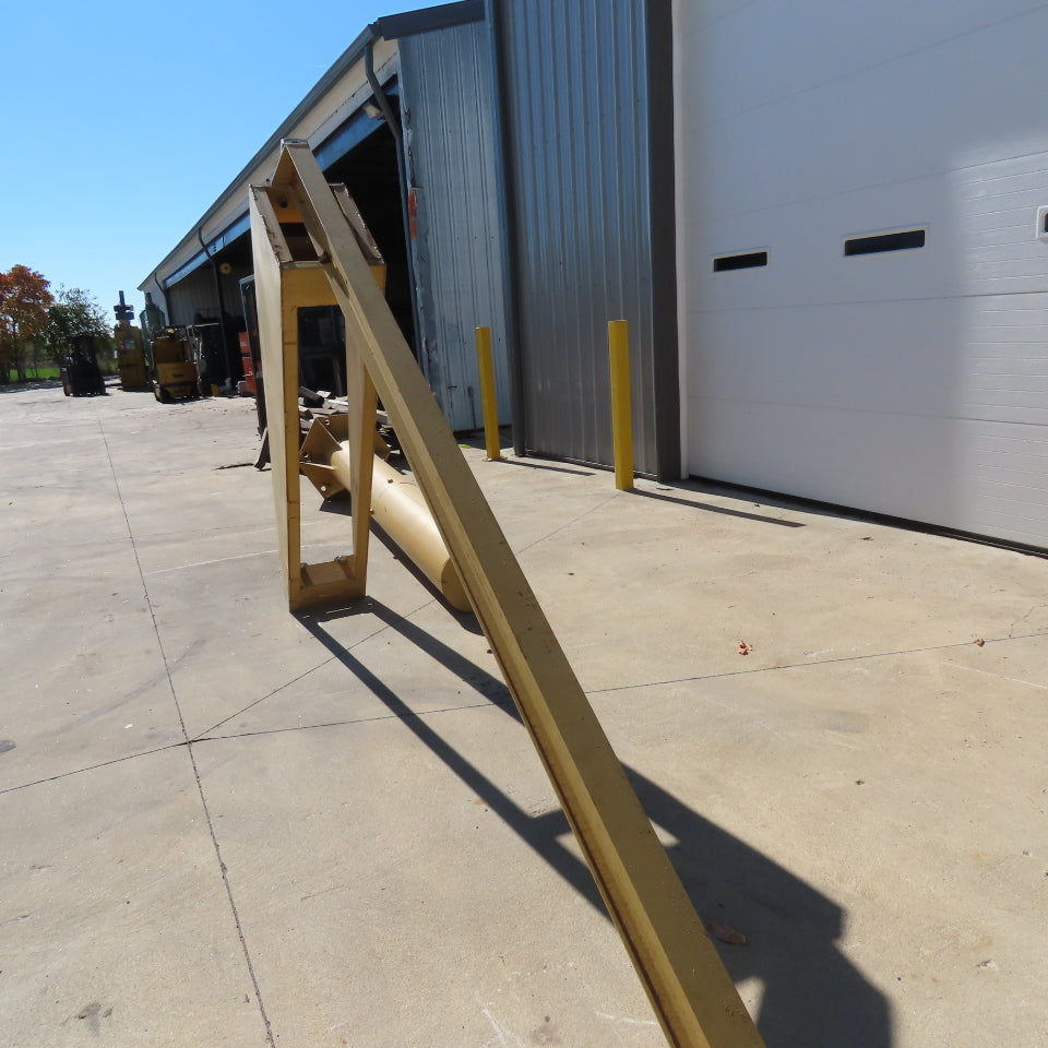 Gorbel 1/2 Ton Floor Mount Jib Crane 9' Swing 8' Travel 12' Tall