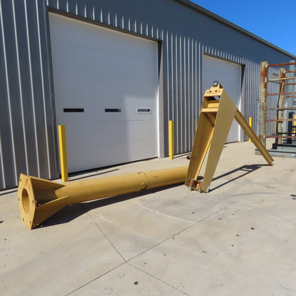 Gorbel 1/2 Ton Floor Mount Jib Crane 9' Swing 8' Travel 12' Tall