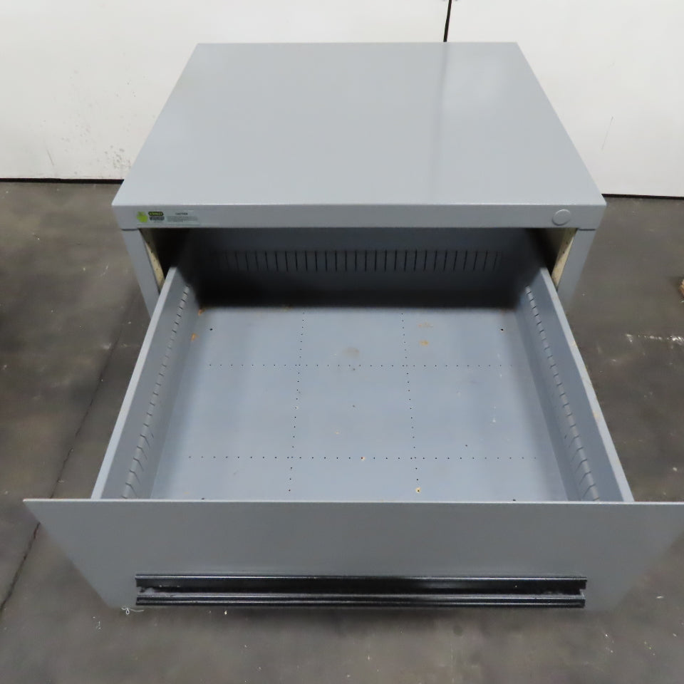 Stanley Vidmar 2 Drawer 30" x 27-1/2" x 30" Tall Large Tool Storage Cabinet