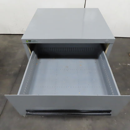 Stanley Vidmar 2 Drawer 30" x 27-1/2" x 30" Tall Large Tool Storage Cabinet