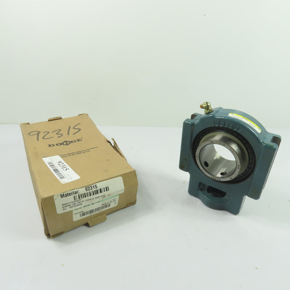 Dodge 125116 WSTU-SC-115 Wide Slot Take-Up Ball Bearing 1-15/16" Bore