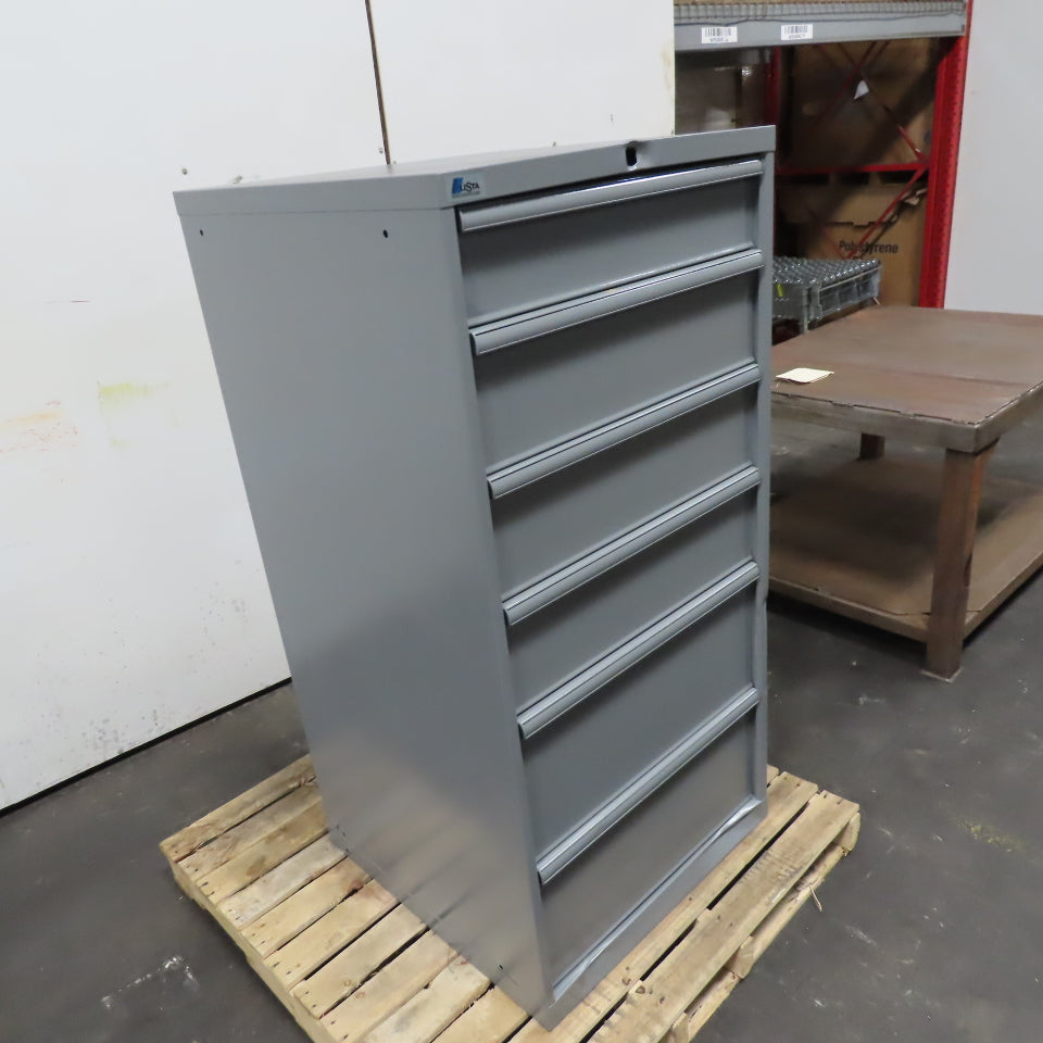 Lista 28" x 28-1/2" x 57" Tall 6 Drawer Tool Storage Cabinet