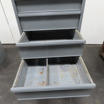 Lista 28" x 28-1/2" x 57" Tall 6 Drawer Tool Storage Cabinet