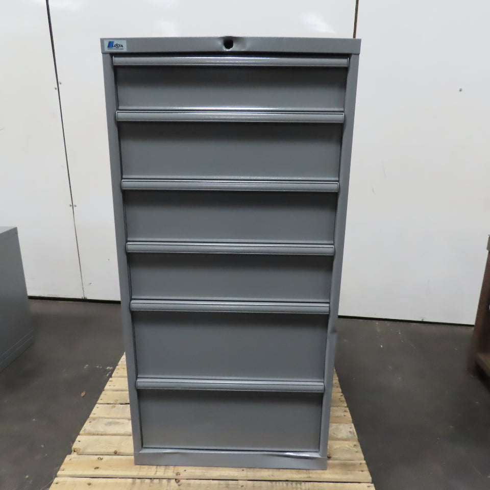 Lista 28" x 28-1/2" x 57" Tall 6 Drawer Tool Storage Cabinet