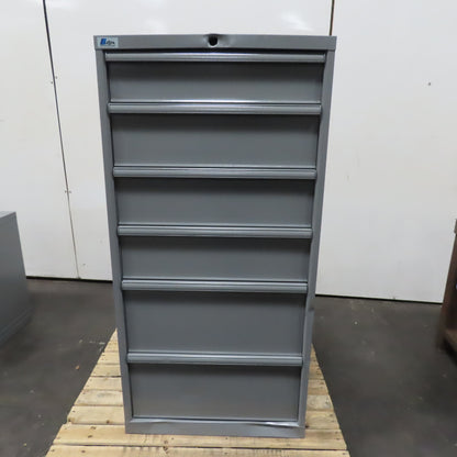 Lista 28" x 28-1/2" x 57" Tall 6 Drawer Tool Storage Cabinet
