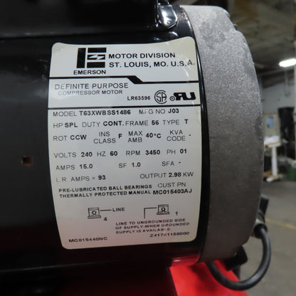 Husky Pro VT631402AJ Vertical Stationary Air Compressor 60 Gal 240V 1Ph Tested