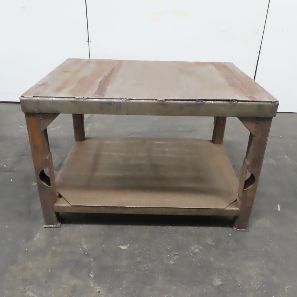 48" x 36" x 32" Tall Steel Welding Work Bench Shop Assembly Table