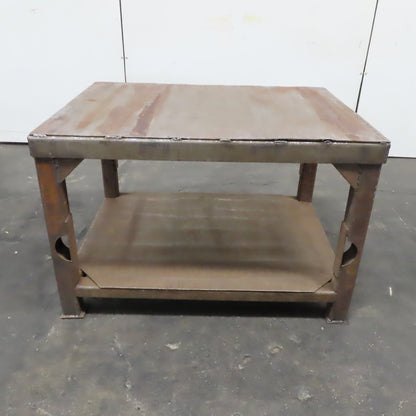 48" x 36" x 32" Tall Steel Welding Work Bench Shop Assembly Table