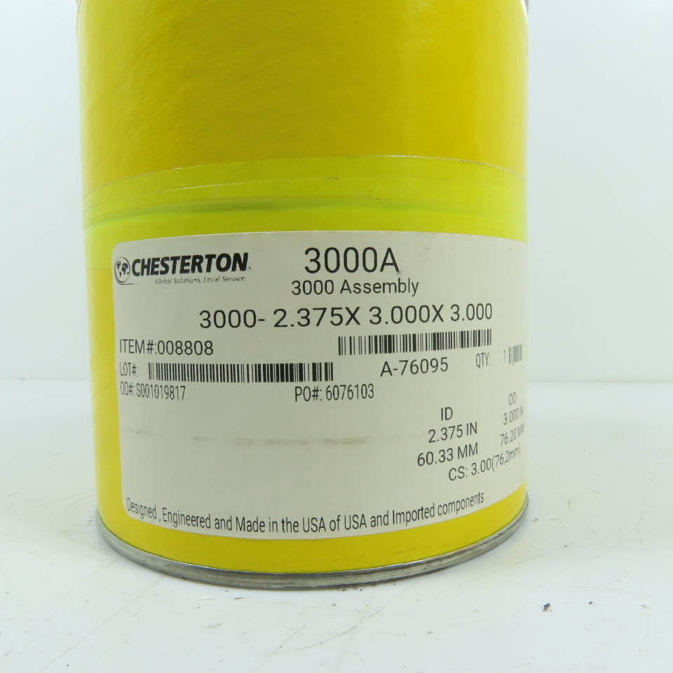 Chesterton 3000-2.375X3.000X3.000 3000A PTFE/Graphite Split Packing Ring Set