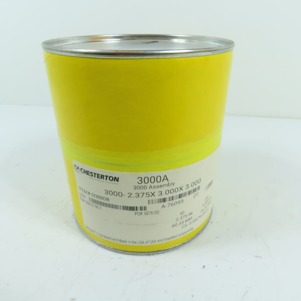 Chesterton 3000-2.375X3.000X3.000 3000A PTFE/Graphite Split Packing Ring Set