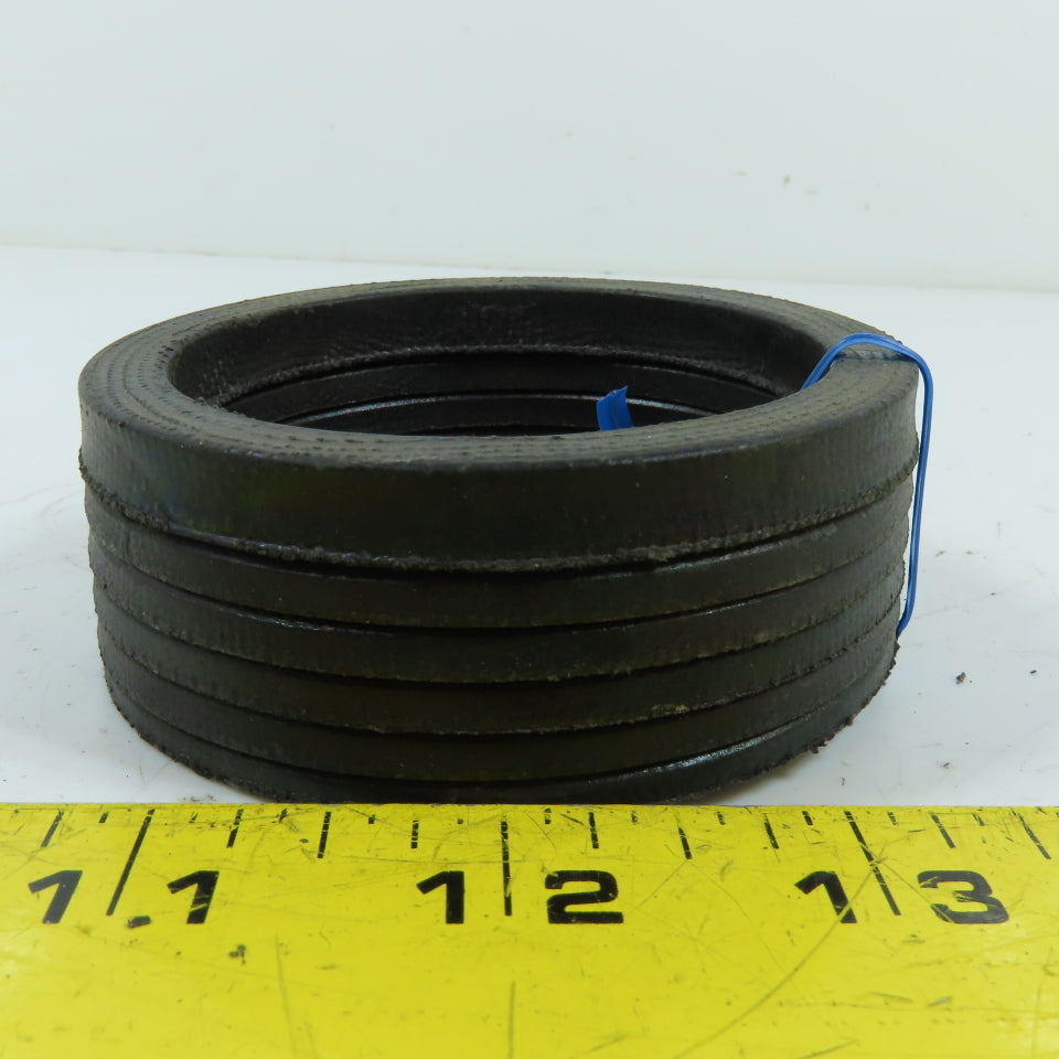 6 Ring V Vee-Packing Ring Set 60mm ID x 77mm OD x 28mm Stack Height