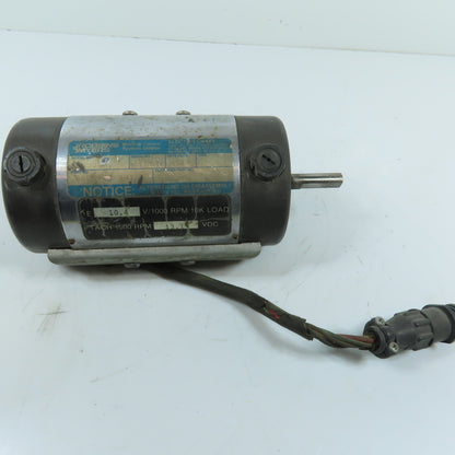 Robbins & Myers 0650-04-041 E650 Servo Motor Tach 1300 RPM 13.3VC Parts/Repair