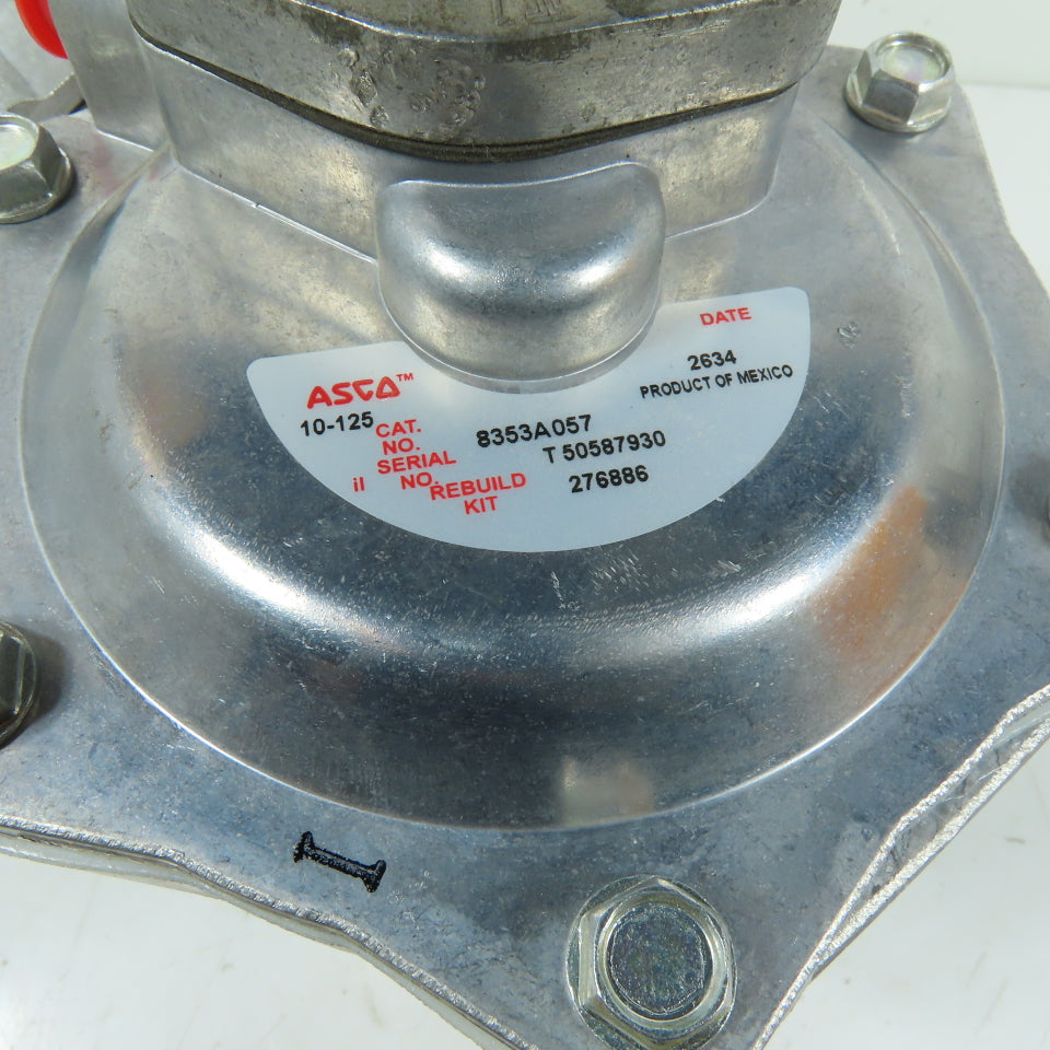 ASCO 8353A057 Dust Collector Main Pulse Valve 1-1/2" NPT 125PSI Parts/Repair