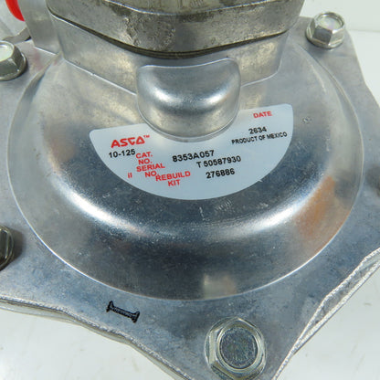 ASCO 8353A057 Dust Collector Main Pulse Valve 1-1/2" NPT 125PSI Parts/Repair