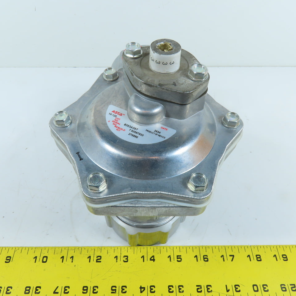 ASCO 8353A057 Dust Collector Main Pulse Valve 1-1/2" NPT 125PSI Parts/Repair