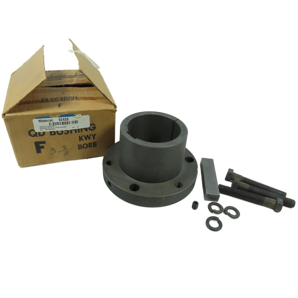 Electron F3-3/8 F Series QD Bushing 3-3/8" Keyway Bore w/Hardware
