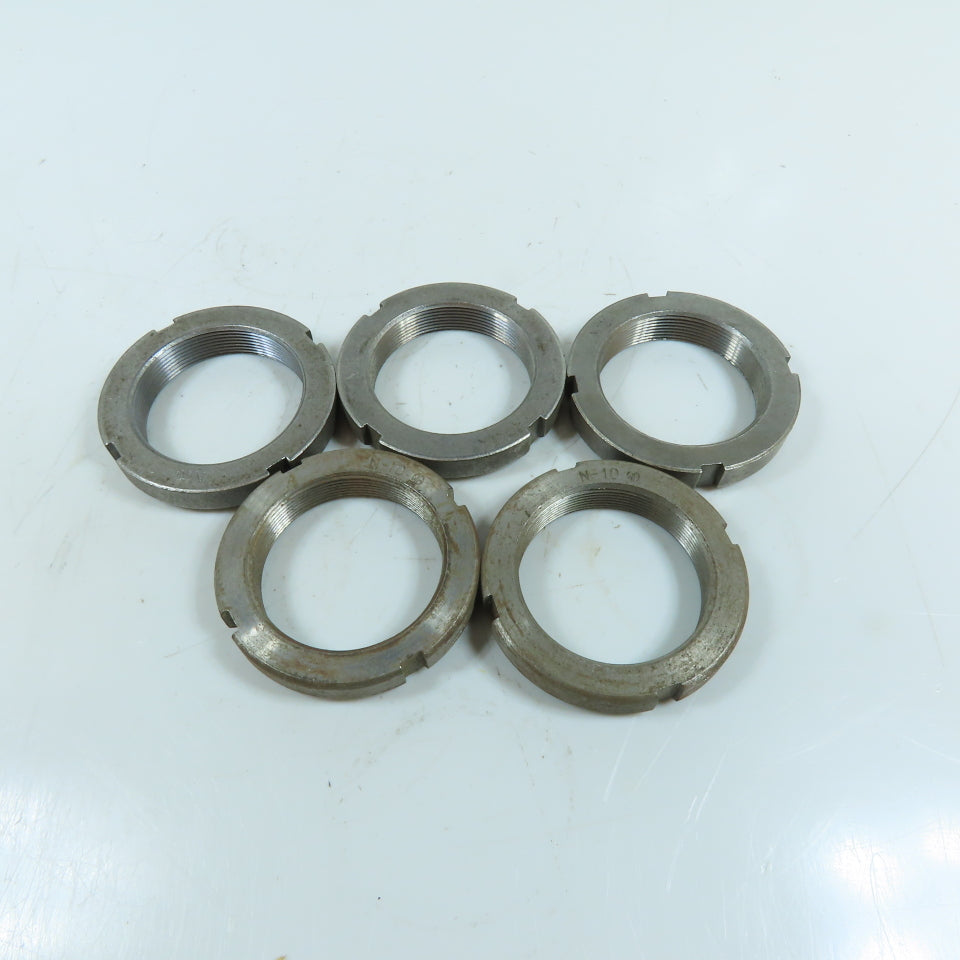 N-10 1-7/8" Bearing Lock Nut 16TPI 0.375" Thick Lot Of 5