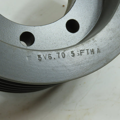 TB Wood's 5V6.7X6-SF 6-Groove 5V Belt Sheave Pulley SF QD Bushed 6.7" OD