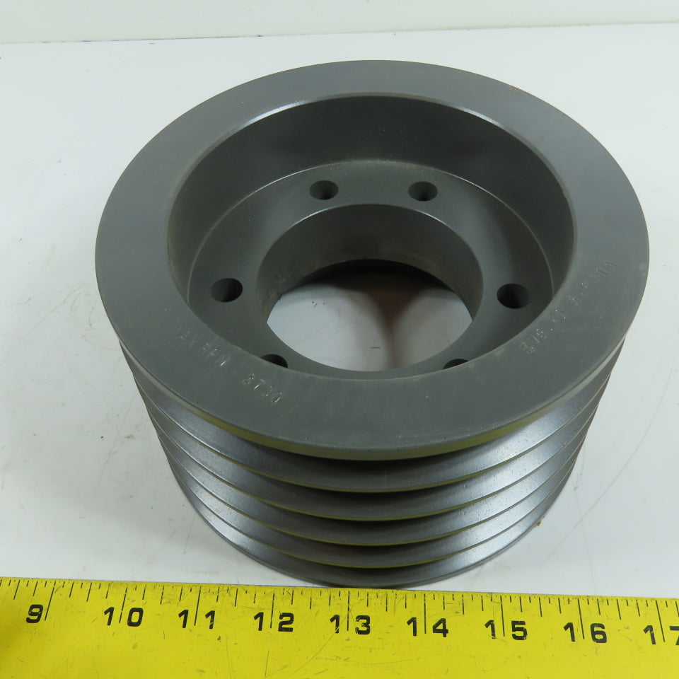 TB Wood's 5V6.7X6-SF 6-Groove 5V Belt Sheave Pulley SF QD Bushed 6.7" OD