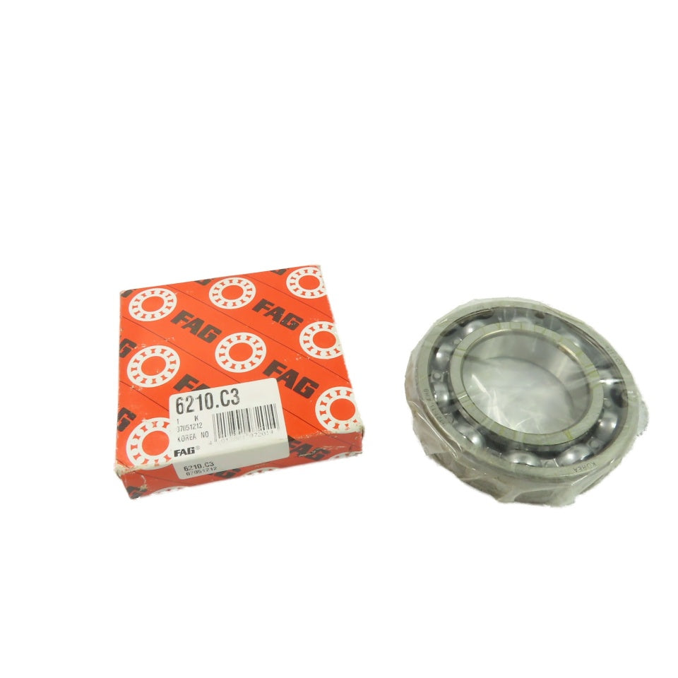 FAG 6210.C3 50x90x20mm Open Deep Groove Ball Bearing