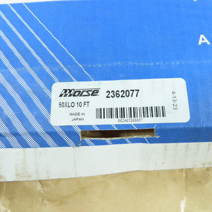 Morse 50XLO 2362077 10FT #50 O-Ring Single Strand Roller Chain 5/8" Pitch