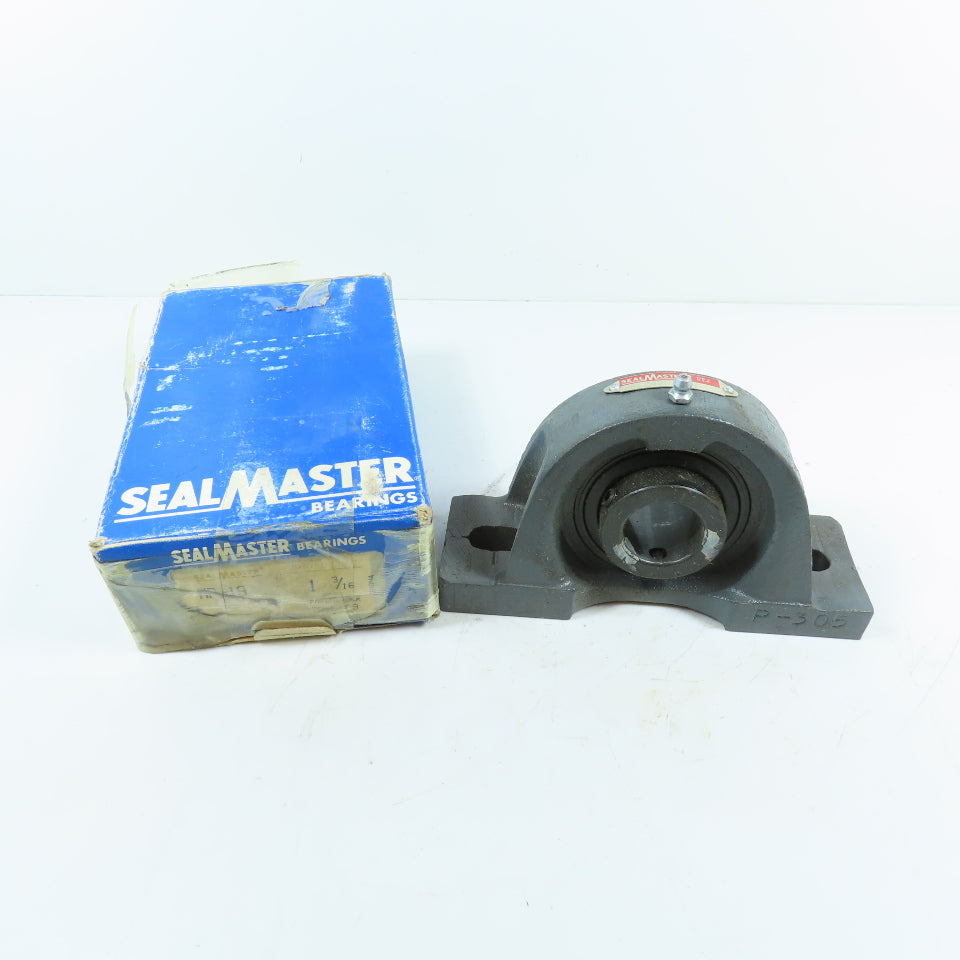 SealMaster MP-19 1-3/16" Bore 2-Bolt Pillow Block Ball Bearing