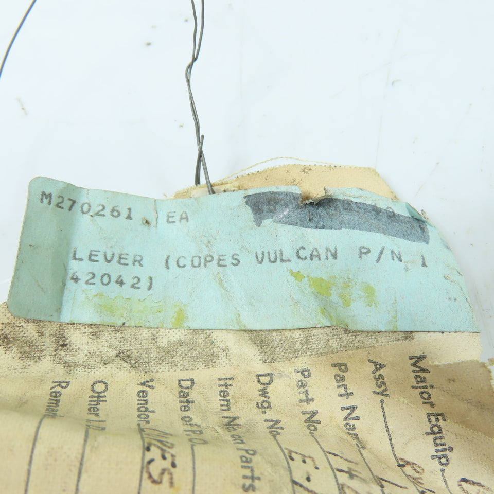 Copes Vulcan M270261 142042 Boiler Sootblower Wallblower Clevis Lever