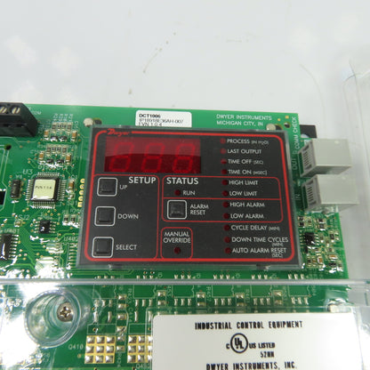 Dwyer DCT1006 6-Channel Dust Collector Timer Controller Board 85-270VAC