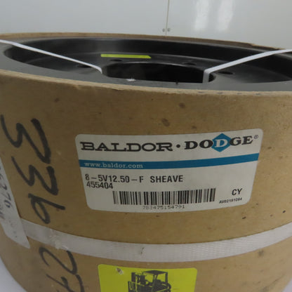 Baldor Dodge 455404 8-5V12.50-F 8-Groove 5V QD Bushed Sheave 12.5" OD