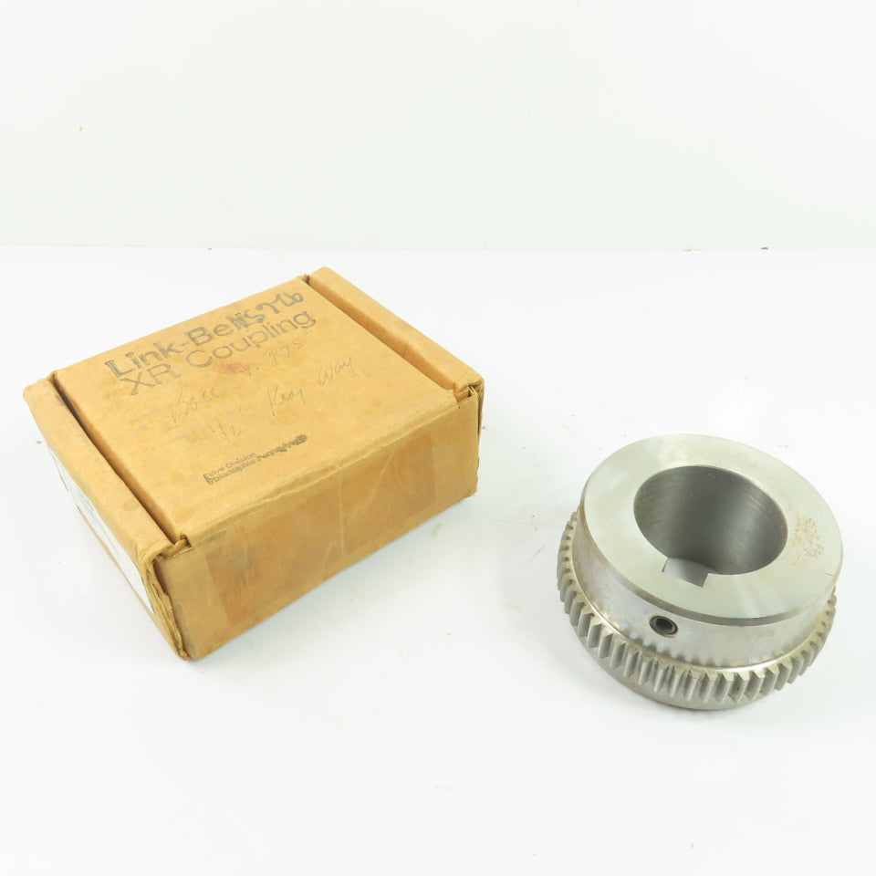 Link-Belt Flexible Gear XR Coupling Hub 1.875" Bore 1/2" Keyway