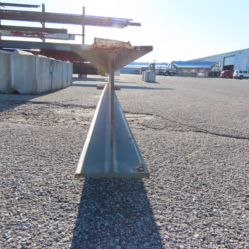 W 14 x 48 In x Ft Lbs. Structural I-Beam 13-3/4" x 8" Flange 39' Bend In Last 4'