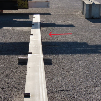W 14 x 48 In x Ft Lbs. Structural I-Beam 13-3/4" x 8" Flange 39' Bend In Last 4'