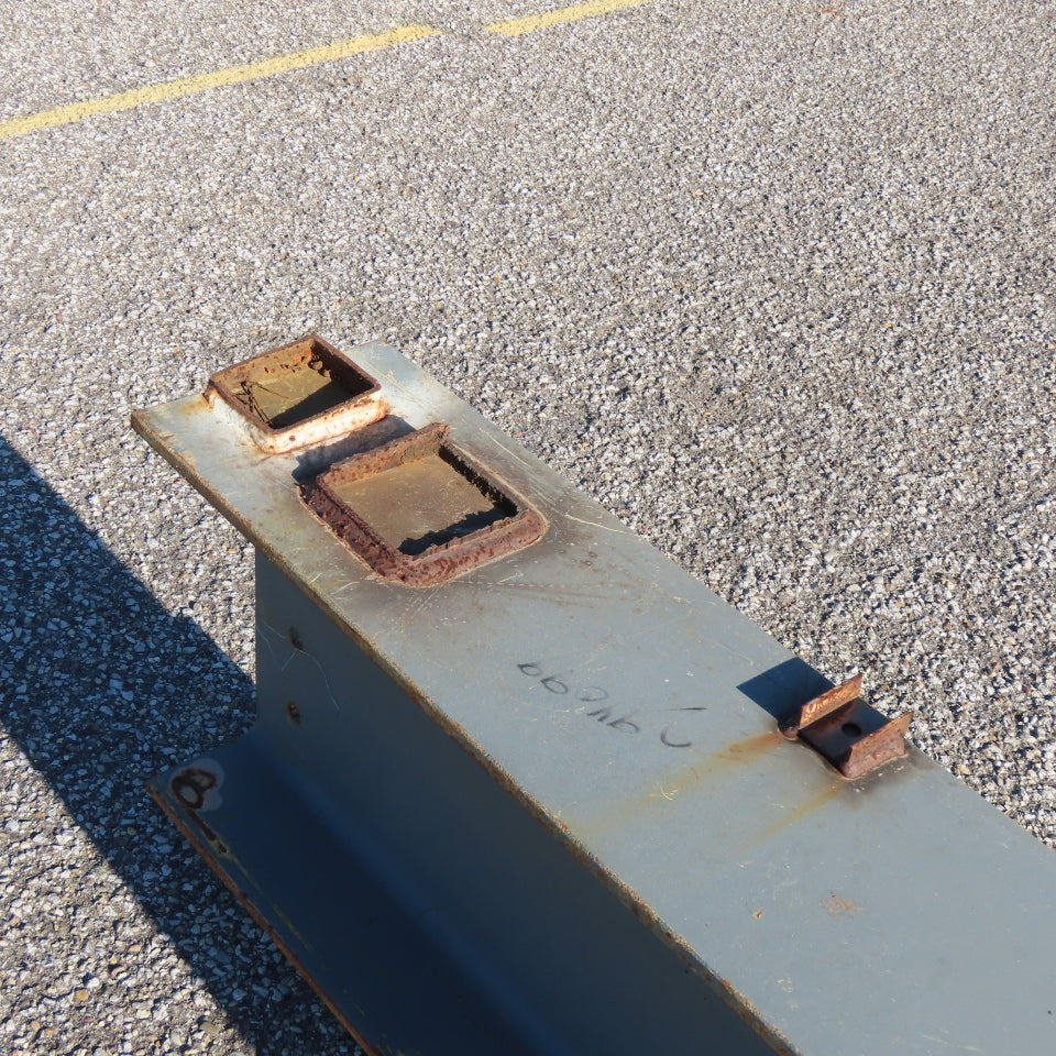 W 14 x 48 In x Ft Lbs. Structural I-Beam 13-3/4" x 8" Flange 39' Bend In Last 4'