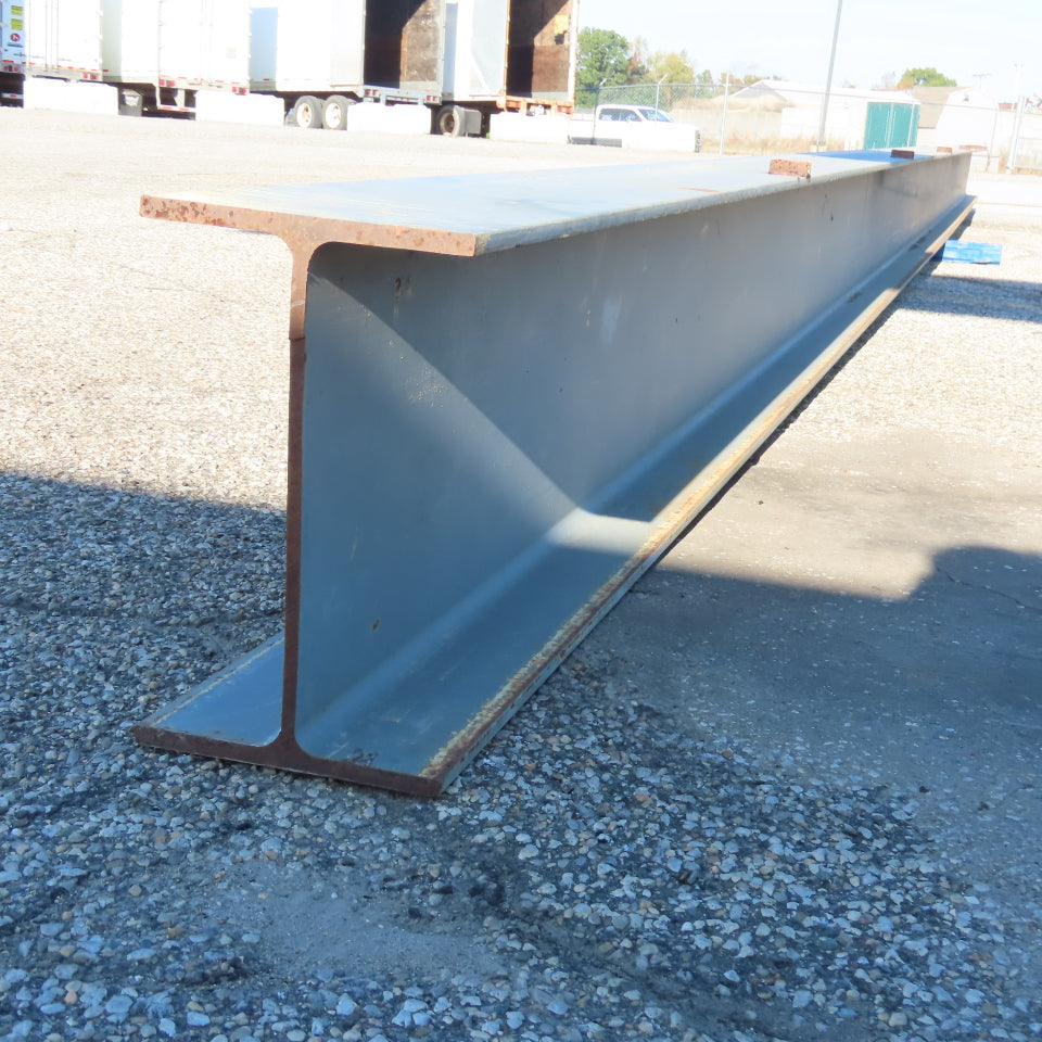 W 14 x 48 In x Ft Lbs. Structural I-Beam 13-3/4" x 8" Flange 39' Bend In Last 4'