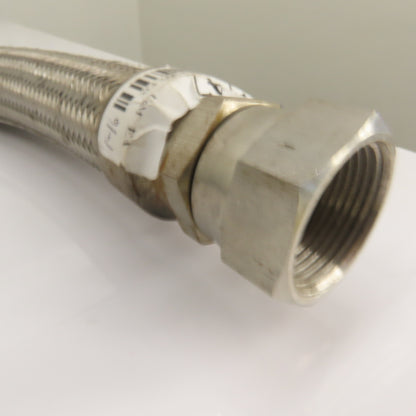 1" Stainless Braided Hydraulic Hose Assembly 52.5" Long 1"-(16) FJIC x FJIC