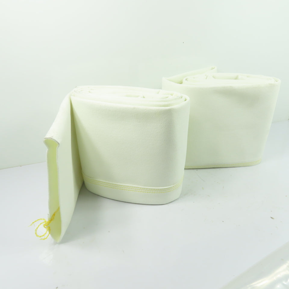 4.5" x 99" Singed Polyester Felt Filter Bag Lot Of 2