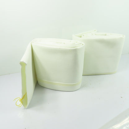 4.5" x 99" Singed Polyester Felt Filter Bag Lot Of 2