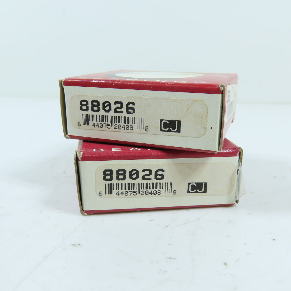 Consolidated 88026 26x52x15mm Deep Groove Ball Bearing Lot Of 2