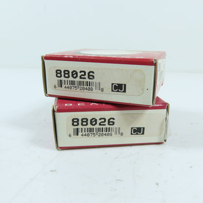 Consolidated 88026 26x52x15mm Deep Groove Ball Bearing Lot Of 2