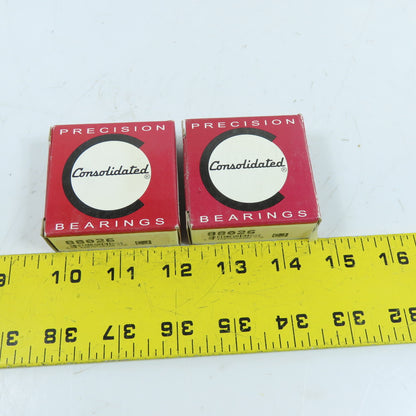 Consolidated 88026 26x52x15mm Deep Groove Ball Bearing Lot Of 2