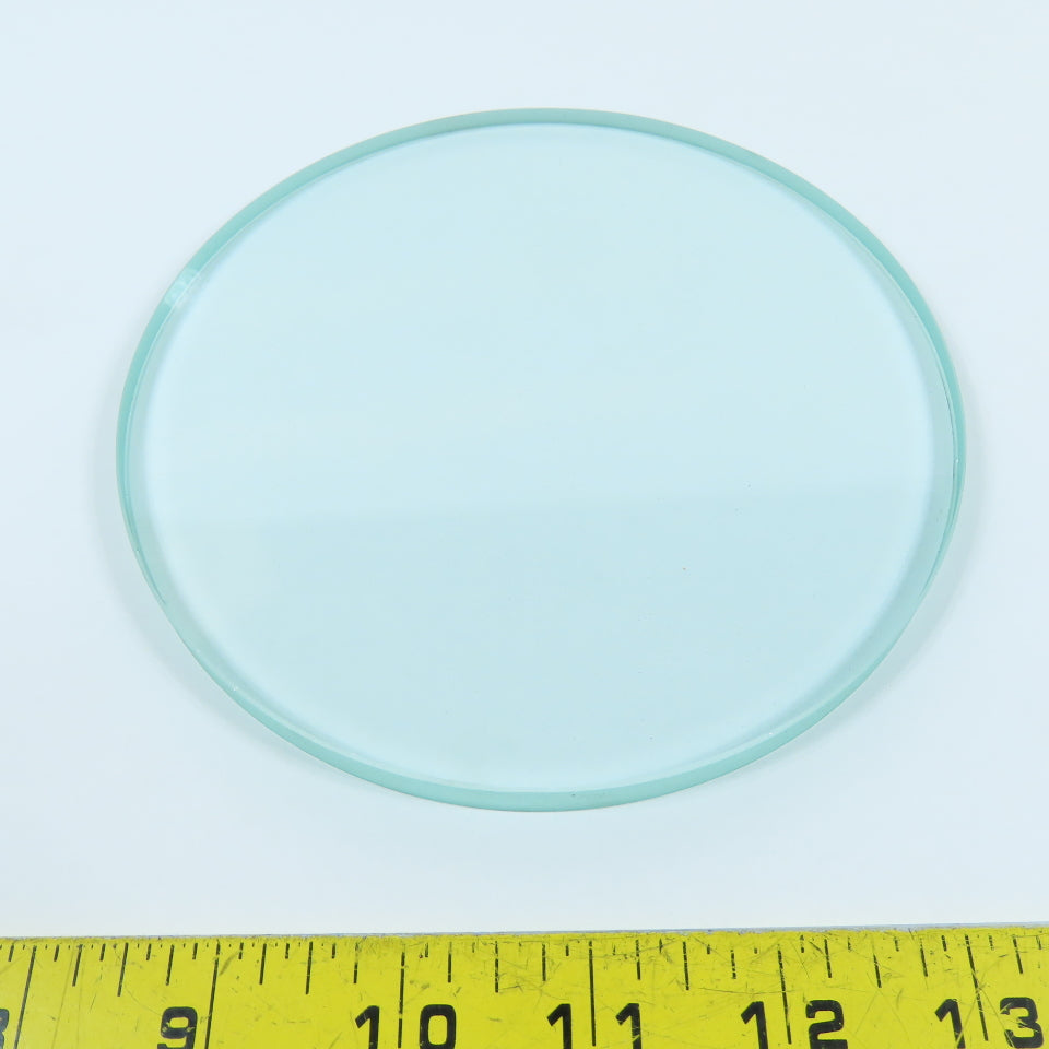 5-11/16" (144.5mm) x 0.365" (9.27mm) Round Borosilicate Glass Sight Disc
