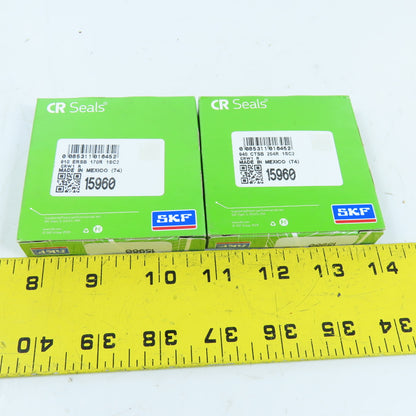 SKF 15960 CRW1 Radial Shaft Oil Seal Nitrile Lip Lot Of 2