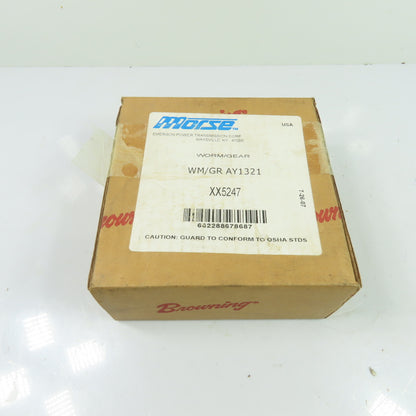 Morse XX5247 AY1321 Worm Gear Speed Reducer New
