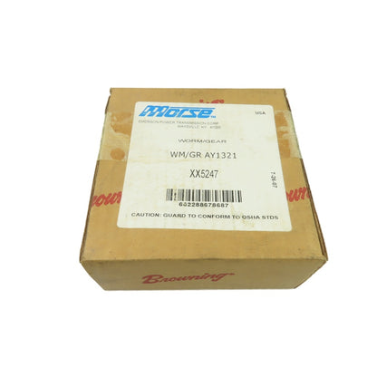 Morse XX5247 AY1321 Worm Gear Speed Reducer New