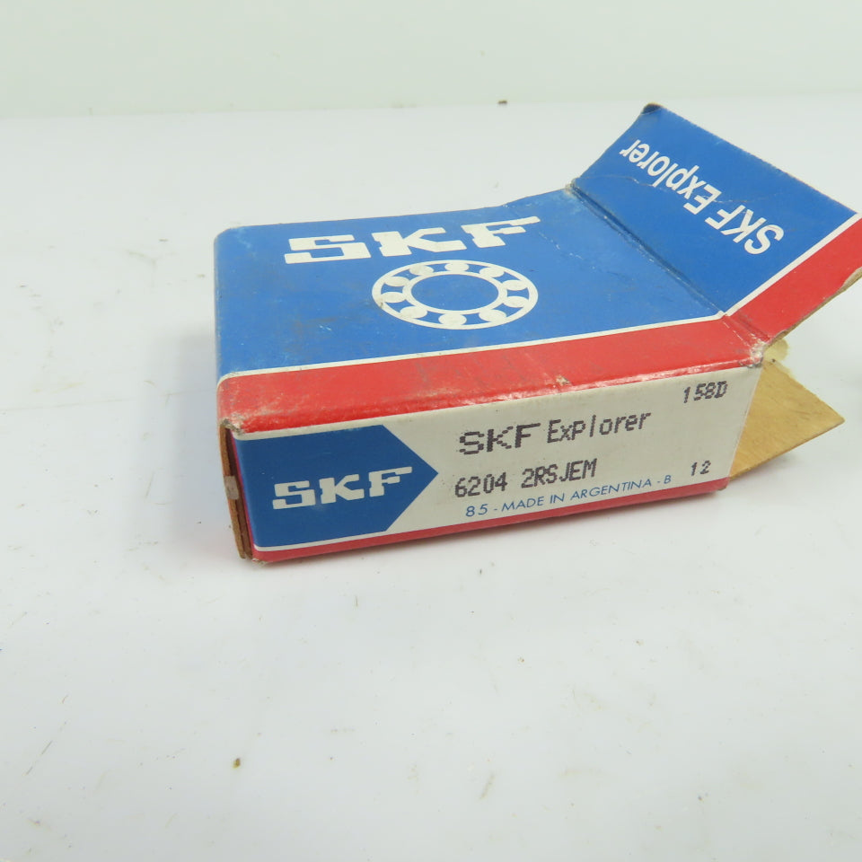 SKF 6204 2RSJEM 20x47x14mm Double Sealed Deep Groove Ball Bearing